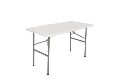4FT Small Plastic Folding in Half Table for Garden