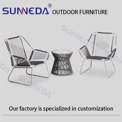All Weather Waterproof Wholesale Aluminium Alloy PE Rattan Outdoor Chairs Furniture
