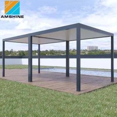 Automatic Canopy Pergola Aluminum Waterproof Pergola Canopy Roof Sunshade