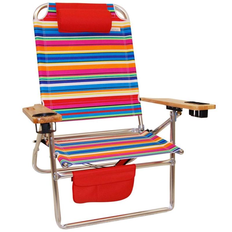 Outdoor Aluminum Folding Beach Chair Aluminum Fishing Chair Portable Folding Beach Chair Outdoor Camping