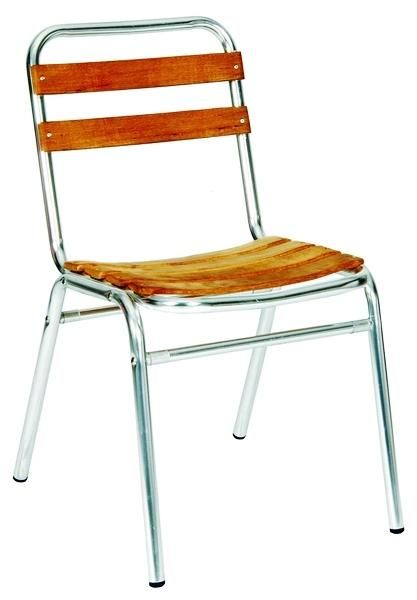 Aluminium Non Wood Chair Outdoor Furniture Cafe Furniture