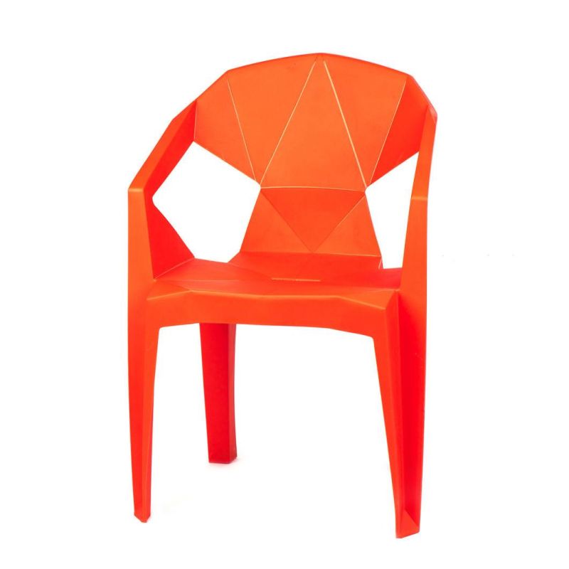 Cheap Plastic Chair for Garden Stackable Outdoor Chair PP Leisure Dining Chair Without Arm
