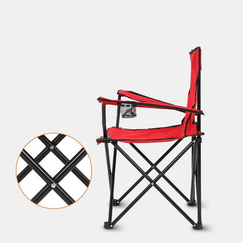 Custom Logo Cheap Outdoor Portable Leisure Sun Folding Camping Chair and Fishing Beach Chair