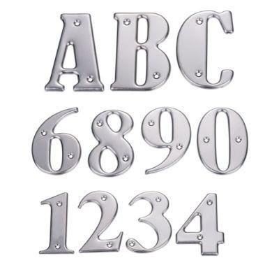 Stainless Steel Zinc Aluminum Door Plate / Fencing House Letterbox Number