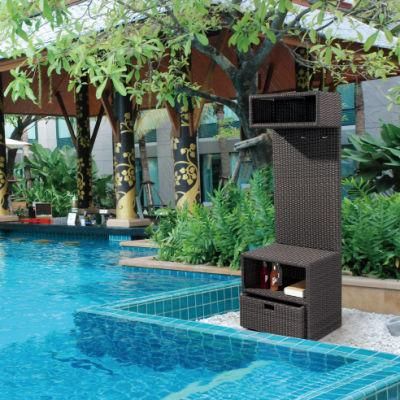 Outdoor Wicker/Rattan Pool Cabinet (LN-705)