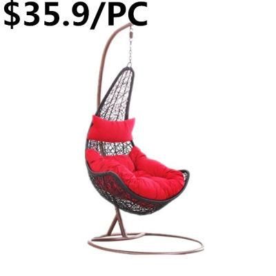 Top Quality Garden Furniture Restaurant Wicker Indoor Hanging Swing Chair