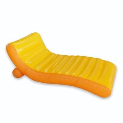 Orange Inflatable Teslin Lounge Chair