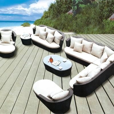 Outdoor Rattan Chair Sofa Princess Combination Courtyard