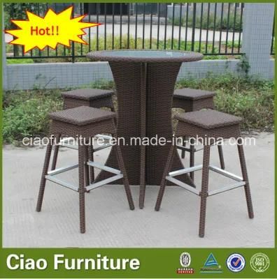 Outdoor Balcony Furniture Rattan Bar Furniture Dubai