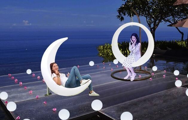 Glowing LED Light Color Changing LED Swing Furniture for   Children′s Playground Outdoor