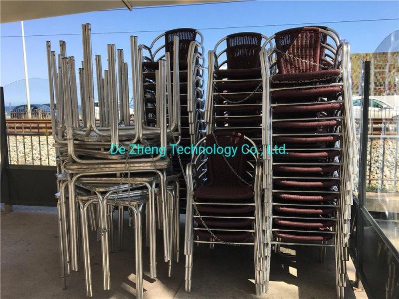 All Resistance Bistro Bar Heavy Duty Outdoor Garden Strong Steel Wire PE Rattan Chair