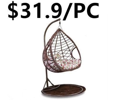 Modern Design Rattan Balcony Hanging Hammock Garden Balcony Swing Chair