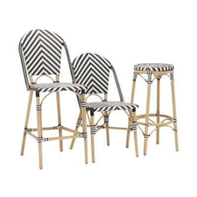 Outdoor Garden Metal French Bistro Dining Bar Stool Chair