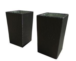 Hot Sell Outdoor Furniture Rattan Flower Pot Garden Pots