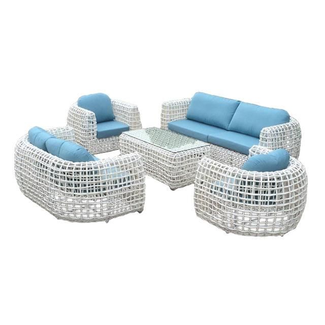 Modern Style Outdoor Furniture Elegant Rattan Garden Wicker Sofa