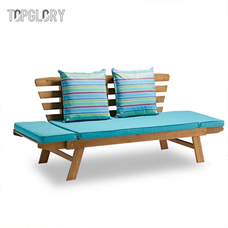 Good Quality Hot Sale Modern Garden Outdoor Furniture Wooden Sofa