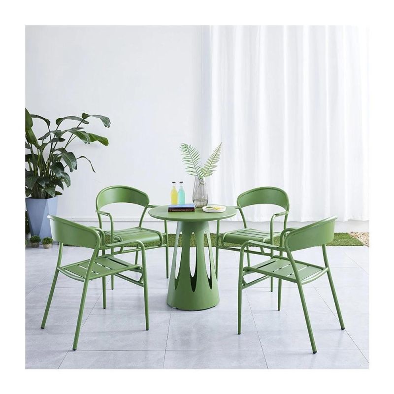 Hot Sale Modern Aluminum Anti-Rusty Outdoor Table