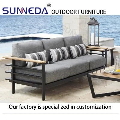 High Quality Teak Wood Customize Hotsale Rainproof Garden Armchair Furniture