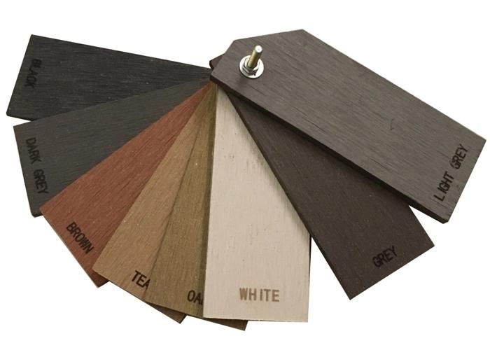 Eco-Friendly Hard-Wearing Waterproof Engineered Wood Texture WPC Composite Landscape Pergola