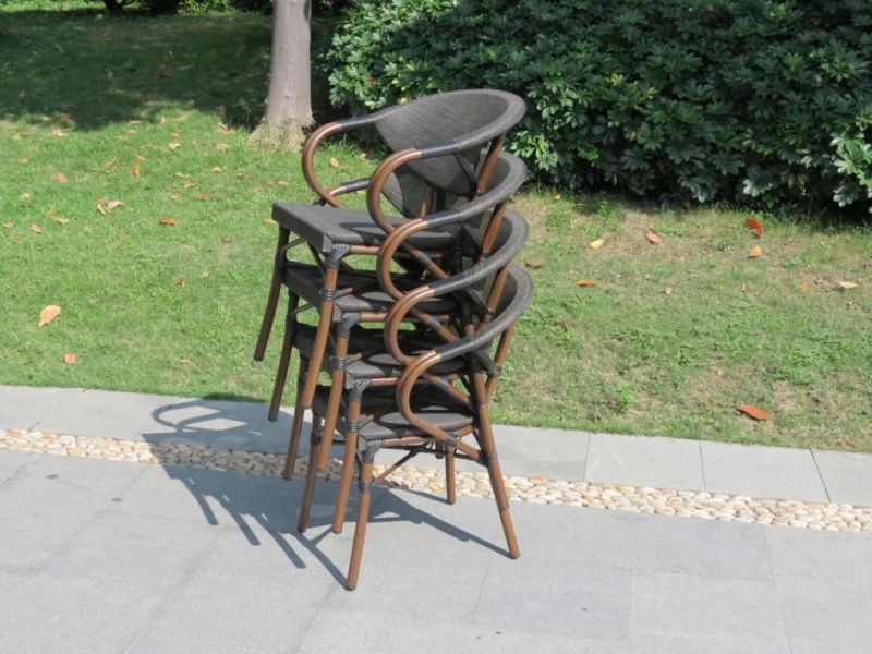 Balcony New Aluminum Metal Furniture Design Luxury Outdoor Dining Sets Garden Furniture Patio Chair Set