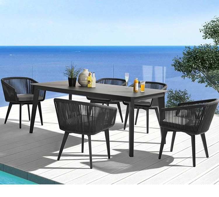 Outdoor Garden Rectangle Aluminum Table