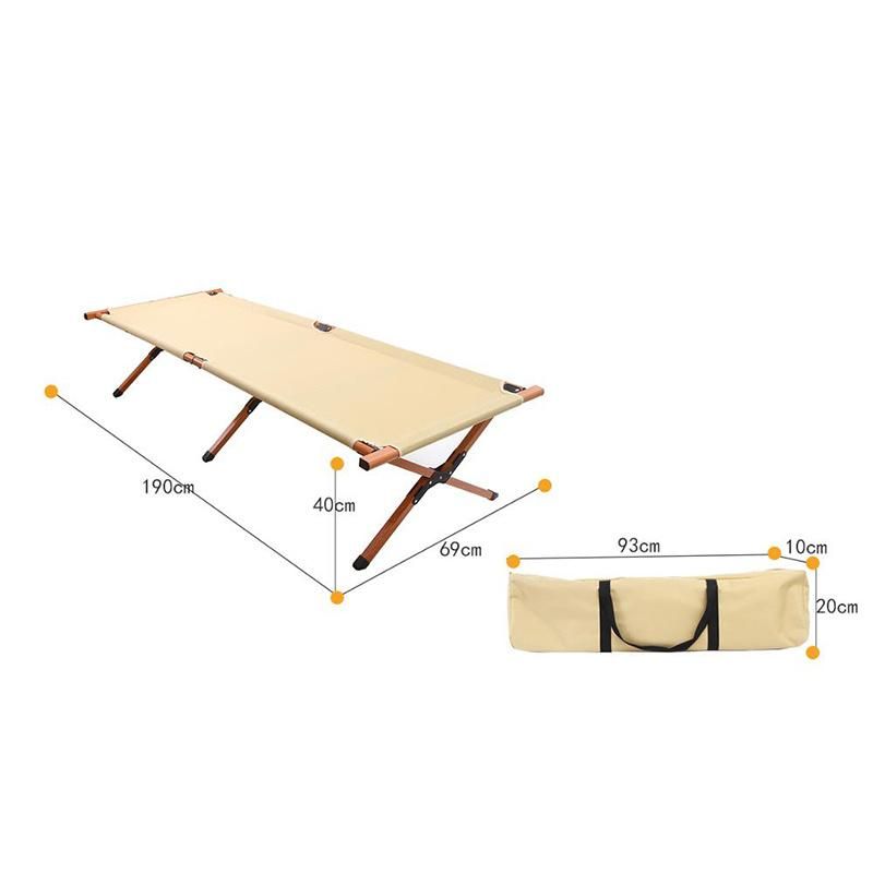 Portable Metal Tube Bed Military Folding Camping Cot