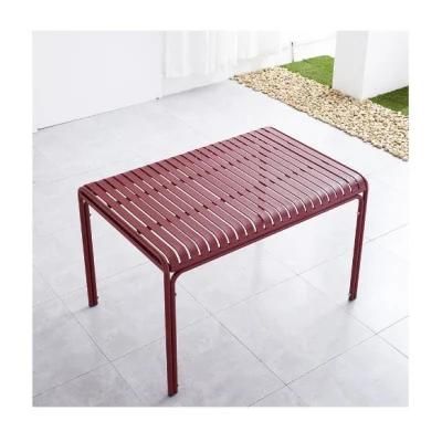 New Indoor Outdoor Living Room Patio Garden Backyard Metal Aluminum Table