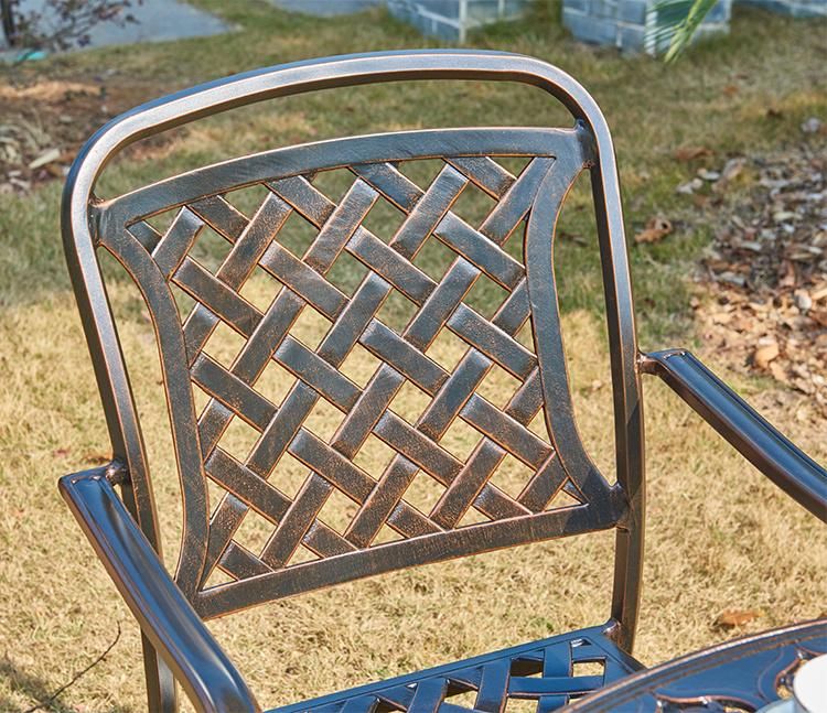 Metal Chairs Dining Stackable Garden Chairs Modern Set for Patio