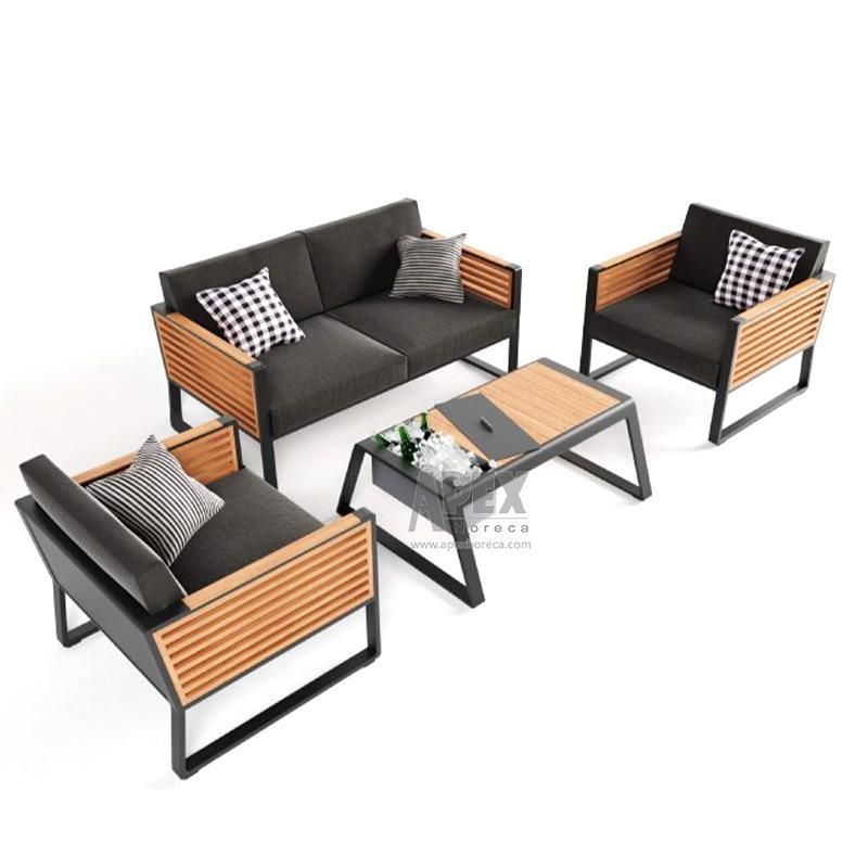 High Quality Outdoor 4 Pieces Patio Furniture Sofa Set
