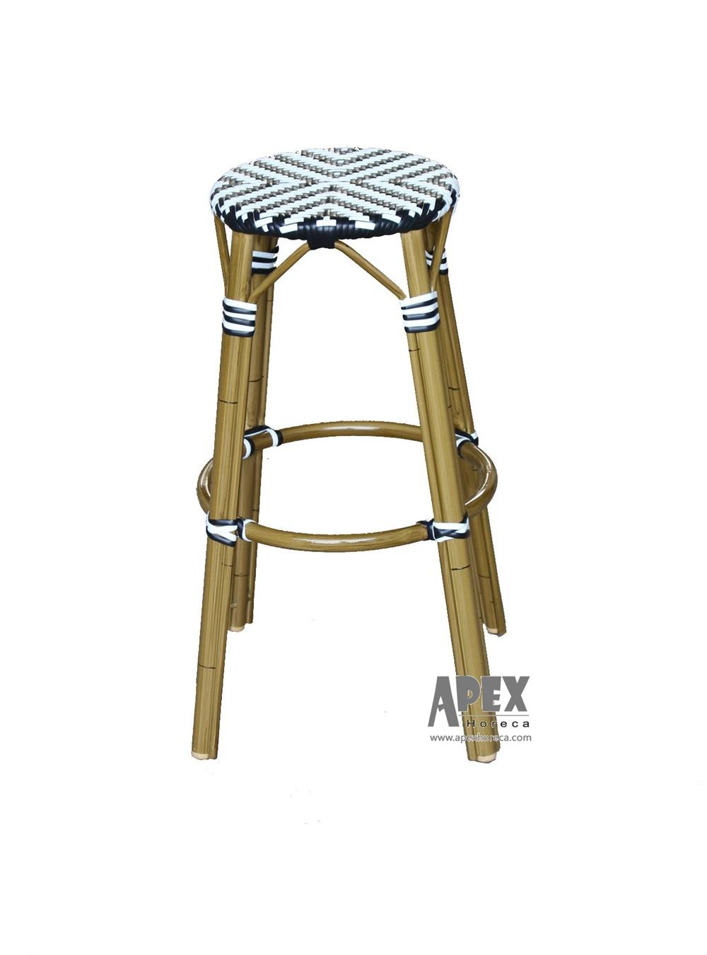 Bistro French Chair Wicker Chair Bamboo Look Cafe Furniture
