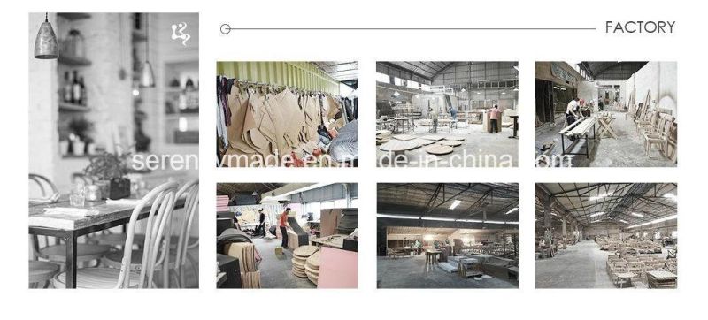 Industrial French Restaurant Furniture Optional PE Wicker Rattan Chair with Cushion