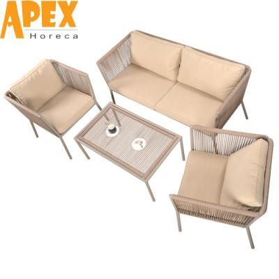 UV Protection Aluminum Frame Garden Outdoor Furniture Sofa Set Combination