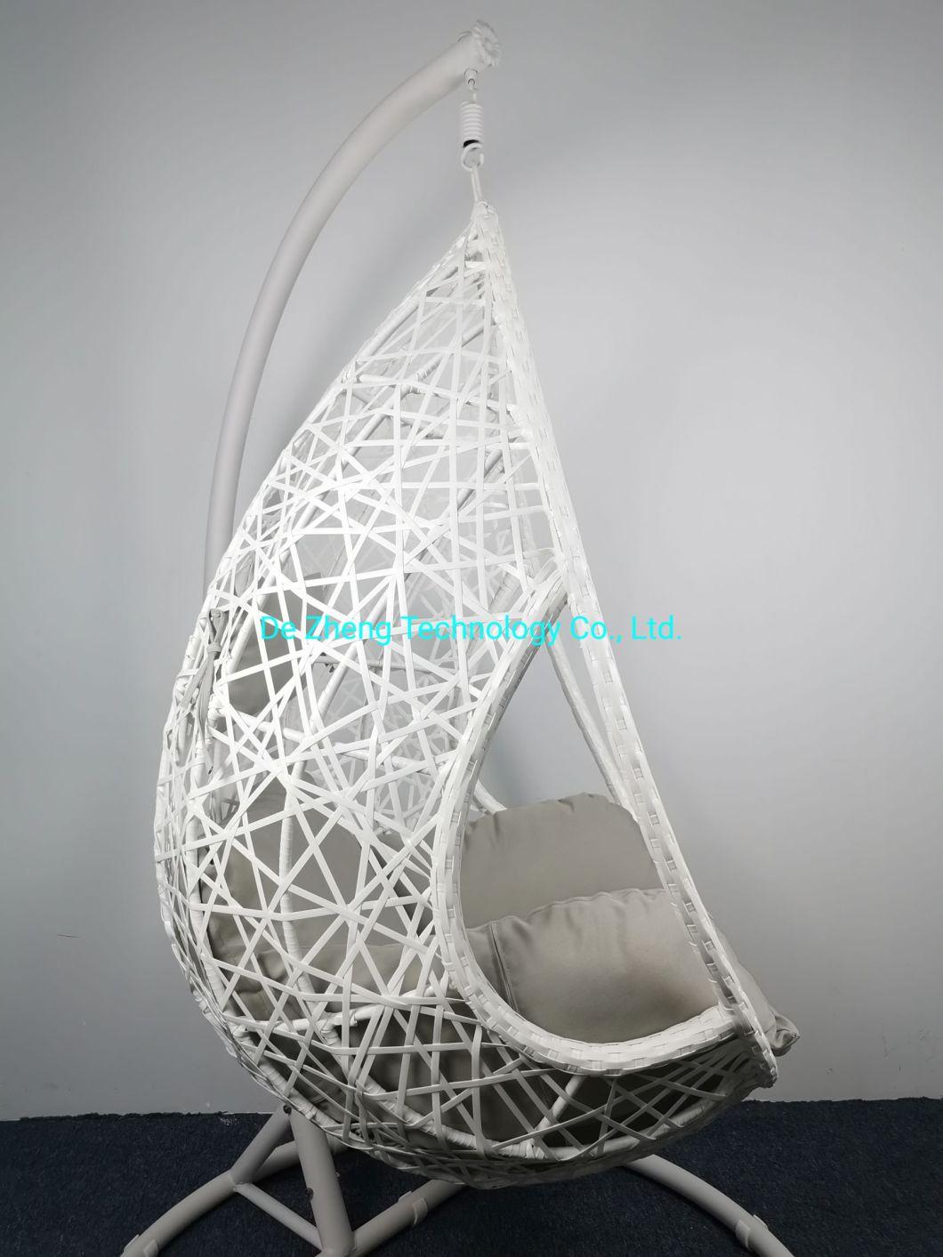 Durable Outdoor Rattan Furniture Wicker Single Swing Hanging Chair