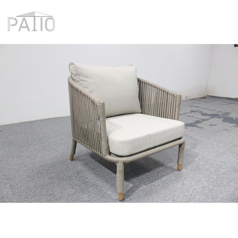 Outdoor Rope Furniture Outdoor Aluminum Furniture Rope Garden Set Outdoor Garden Furniture Garden Sofa Set Rope Sofa Set
