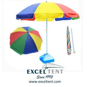 2.5m Rainbow Outdoor Sun Beach Umbrella (TKET-2044)