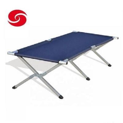 High Quality Outdoor Aluminum Frame Trip Folding Bed