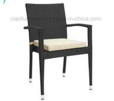 Garden Furniture PE Rattan Outdoor Stackable Chair