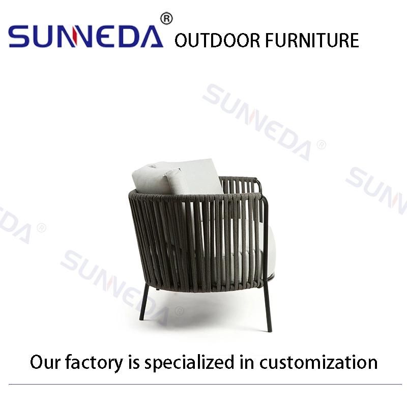 Walmart Patio Furniture Rattan Woven Deluxe Outdoor Modern Leisure Garden Sofa Furnitures