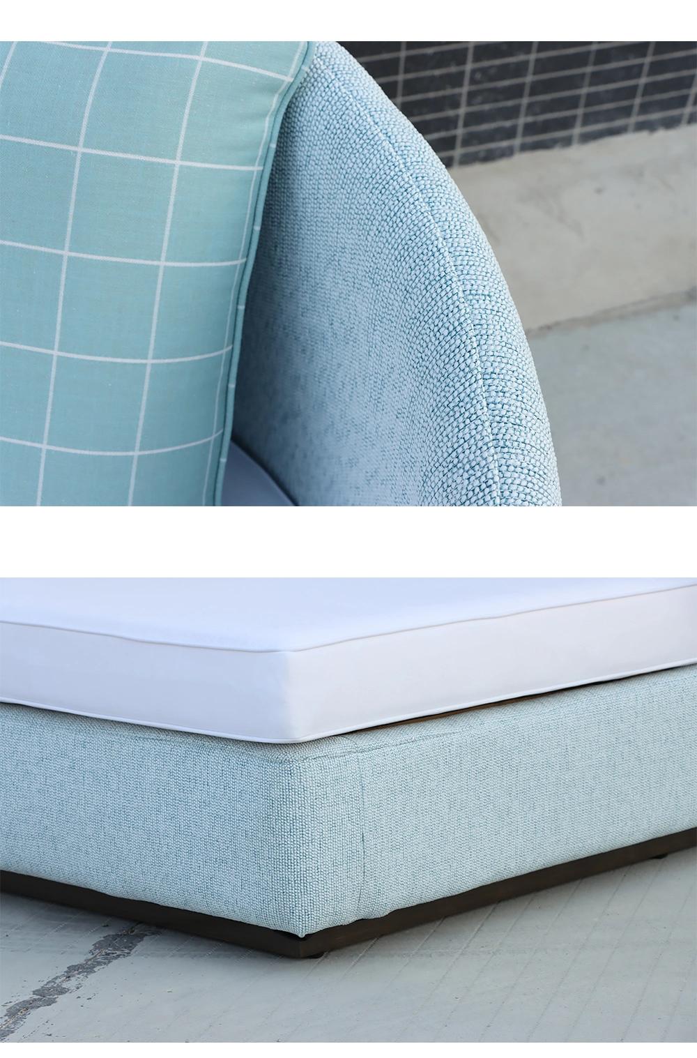 Hot Sale New Colorful OEM Foshan Bed Outdoor Aluminum Lounge Beach Chair