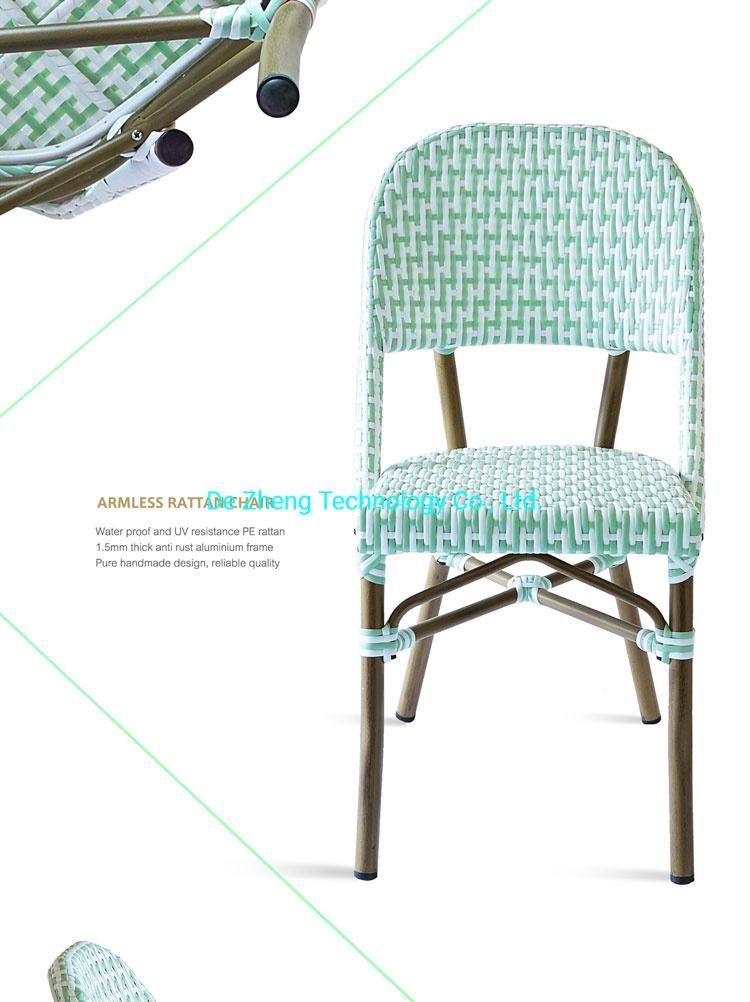 Paris Patio Leisure Sunshine Bistro Style Outdoor Dining Rattan Garden Chair Set