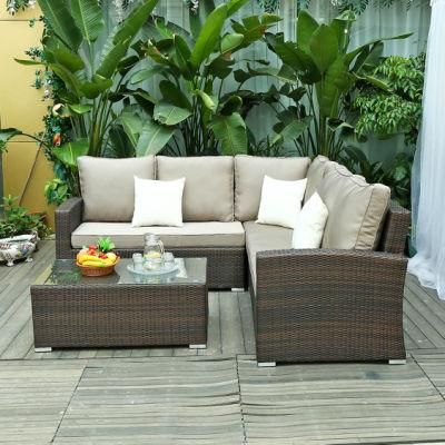 Morden Outdoor Furniture Home Hotel Restaurant Patio Garden Sets Dining Table Set Rattan Outdoor Chair