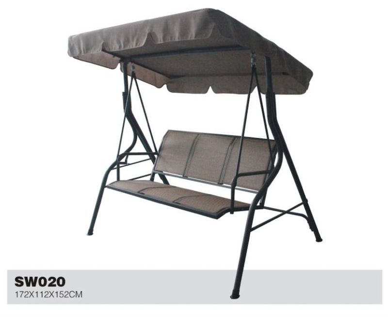 Three-Seat Textilene Swing Chair