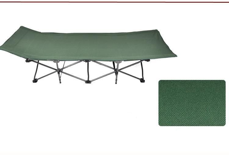 Easy Pop-up Folding Bed for Camping, Outdoor Camping Cot with Side Pocket and Carry Bag for Travelling