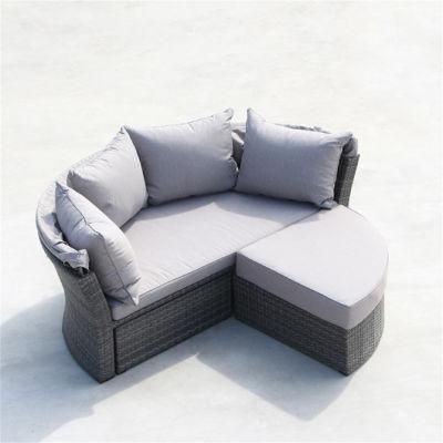 Modern Pool Swimming Daybed Wicker Rattan Sunbed Outdoor Garden Furniture Supplier