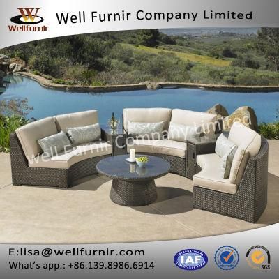 Well Furnir 6PC Sectional Deep Seating (Wf-17092)