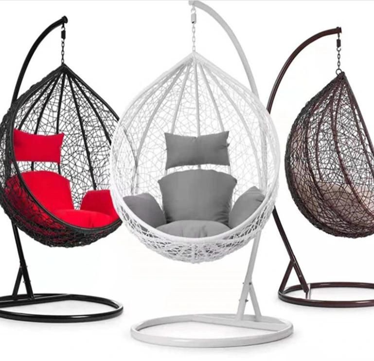 Outdoor Hanging Patio Leisure Garden Swing Modern Egg Rattan Chair