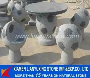 Granite Stone Chair for Garden Decoration