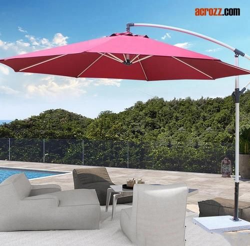 Factory Wholesale Outdoor Garden Aluminum Beach Parasol Sunshade Umbrella