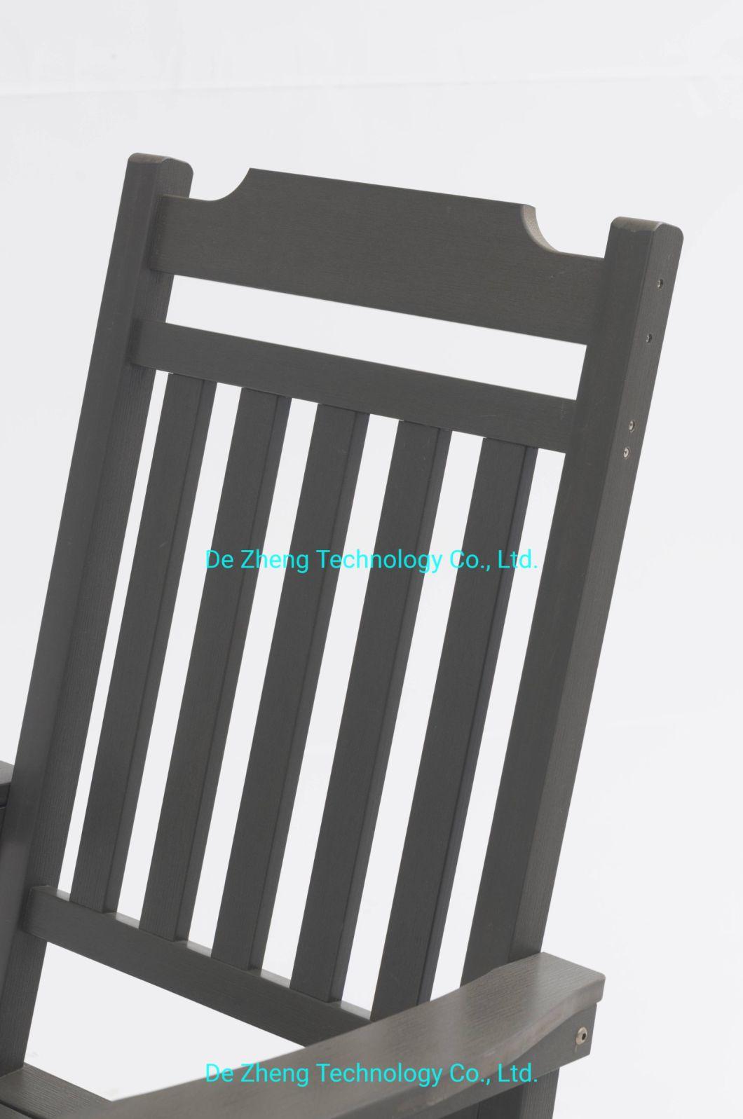 Outdoor Dining Wood Rocking Chair Garden Patio Leisure Wooden Balcony Chair