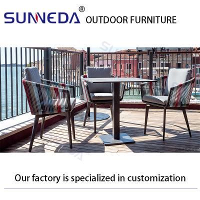 Hotsale Italian Style Aluminium Alloy Backyard Luxury Pool Chair Set